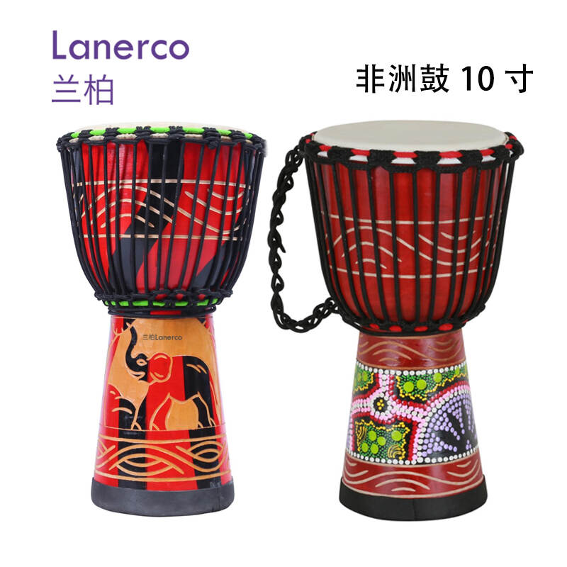 非洲鼓10寸彩绘/大象