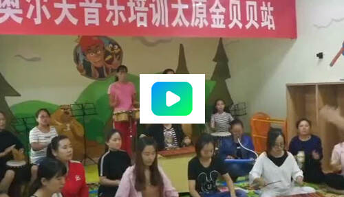 太原金贝贝幼儿园奥尔夫培训视频